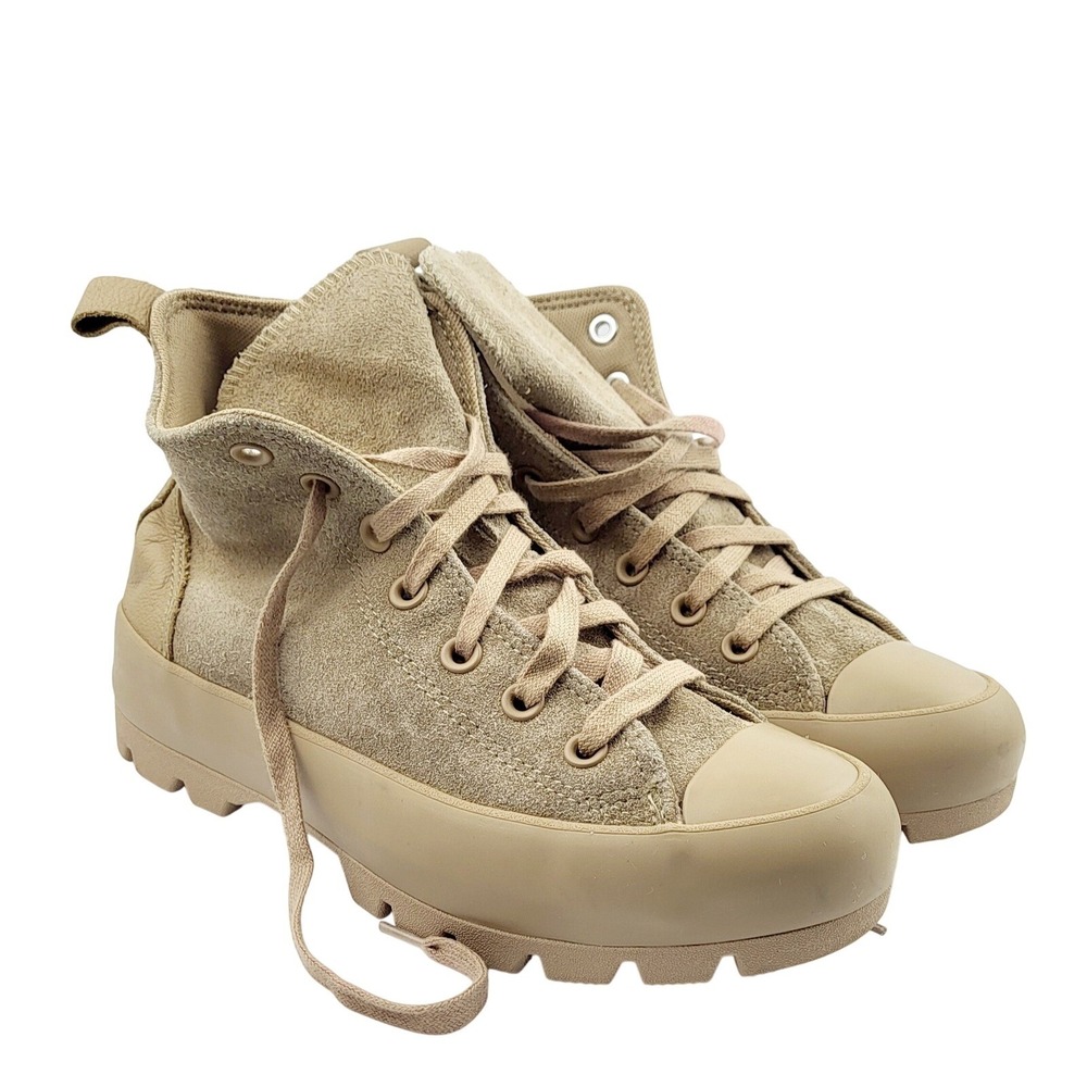 Converse Ctas Lugged Hi Boot Suede Nomad Khaki Sneakers - Size 8